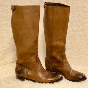 Arturo Chiang Leather Boots Size 6.5